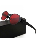 RaaZ-Red Long Keeper Black Lens Sports Sunglasses